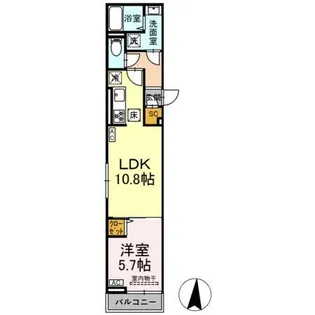 セレスティア小茂根【1階】の間取り