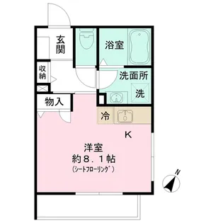 コート西山【2階】の間取り