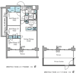 NIIYA平和台【1階】の間取り