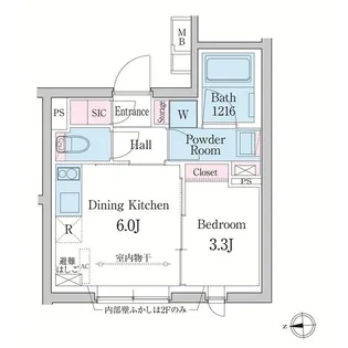 デュオメゾン渋谷【2階】の間取り