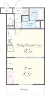 BON MANDARINE【2階】の間取り