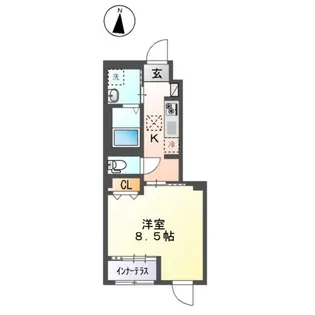 ヒルステージ野方【1階】の間取り