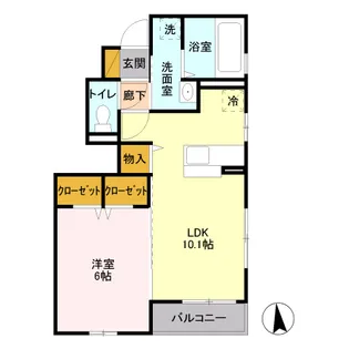アメージング エステート【1階】の間取り