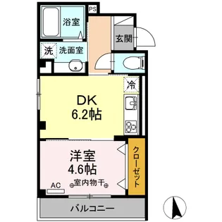 クロワール池袋本町【3階】の間取り
