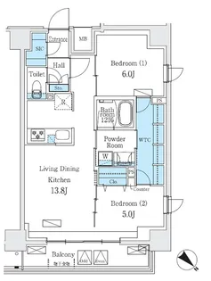 Urban Breeze 巣鴨【3階】の間取り