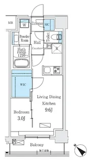 Urban Breeze 巣鴨【4階】の間取り