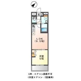ルイーネ【5階】の間取り