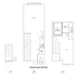 ソルナクレイシア荻窪Ⅲ【2階】の間取り