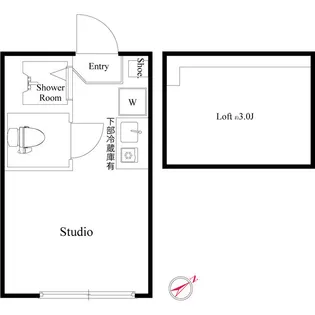 ハーモニーテラス池袋Ⅲ【1階】の間取り
