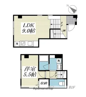サリースマイル参番館【103号室】の間取り