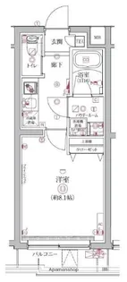 クオリタス護国寺【1階】の間取り