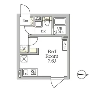 AGLAIA 新宿西落合【1階】の間取り