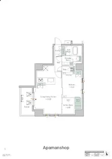 ワンルーフレジデンス中野【3階】の間取り