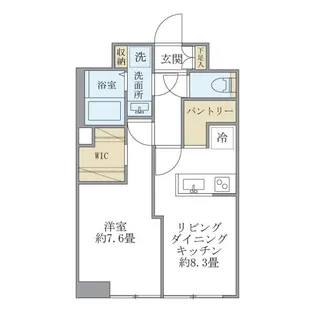 ISM中野坂上【7階】の間取り