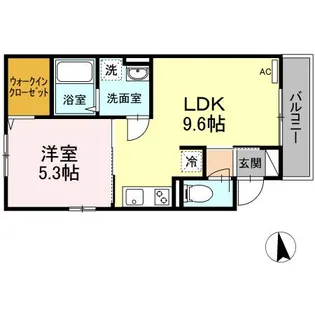 ルミナス【1階】の間取り