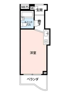 ジョイフル中野坂上【4階】の間取り