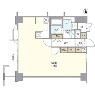 グランドメゾン飯田橋【8階】の間取り