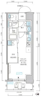 パークアクシス池袋イースト【9階】の間取り