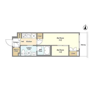 ARKMARK練馬【203号室】の間取り