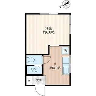 コーポフジ【2階】の間取り