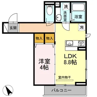 グレースマルニⅡ【2階】の間取り