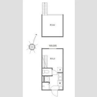エイチワイコネクト東大泉【2階】の間取り