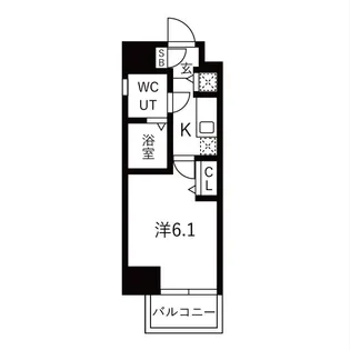 ロアール池袋WEST【4階】の間取り