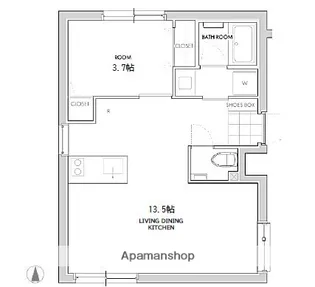 クアードロ中野223【4階】の間取り