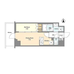 ARKMARK板橋大山【1階】の間取り