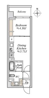 プライムガーデン赤塚【3階】の間取り