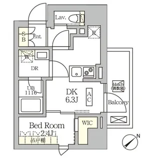 ARKMARK大塚【2階】の間取り