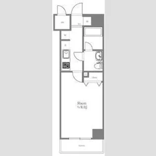 B CITY 高田馬場 ALIVIE【3階】の間取り
