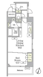 AIFLAT明大前【5階】の間取り