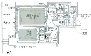 グランドシティタワー池袋【11階】の間取り