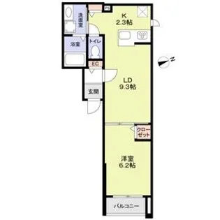 FOREST MAISON KOMAGOME NORTH【1階】の間取り