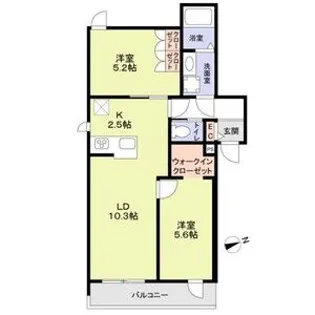 FOREST MAISON KOMAGOME NORTH【3階】の間取り