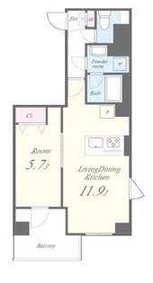 ジョワイユ(Joyeux)【2階】の間取り