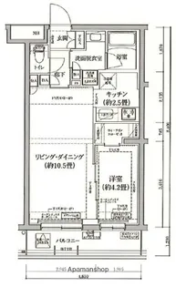 アイルプレミアム東京上石神井【2階】の間取り