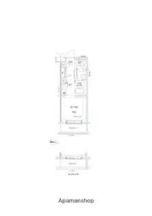RELUXIA方南町Ⅱ【304号室】の間取り