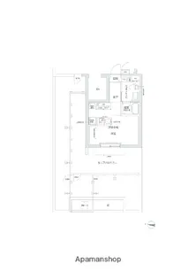 RELUXIA方南町Ⅱ【504号室】の間取り