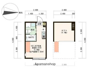 ラ・メール平和台【'207号室】の間取り