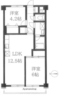 メゾン・ラ・ポート【2階】の間取り
