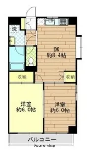 グレースハイムヌクイ【2階】の間取り