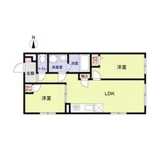 北新宿レーベル【1階】の間取り