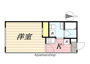 アレス中野【4階】の間取り