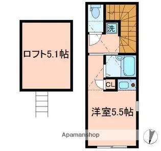 イルミナハイム笹塚【2階】の間取り