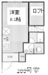 キングハウス椎名町【1階】の間取り