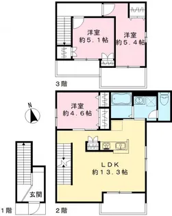 トワボヌール (ZEH)【2階】の間取り