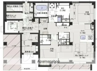 グリーンレジデンス【1階】の間取り