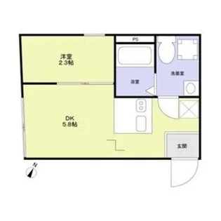 URBAN NEST 杉並【1階】の間取り
